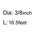 3-8Inch  16.5ft 1PC