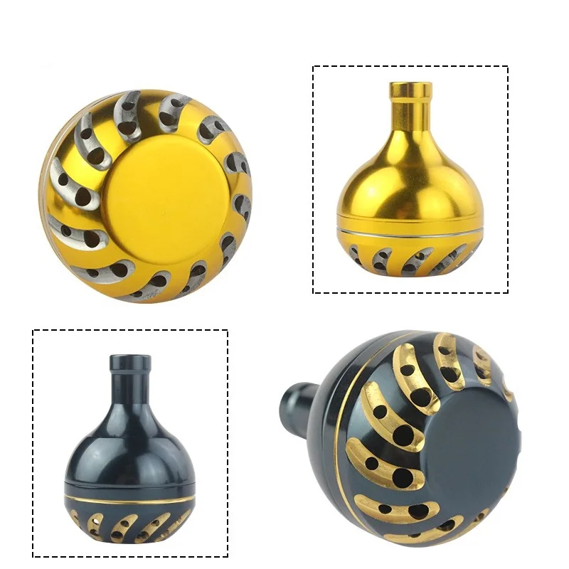 EKfan, 1 pieza, perilla de mango de pesca, 30/35/38mm, aleación de aluminio, perilla de mango de pesca, balancín de pesca, piezas de herramientas DIY - imagen 2