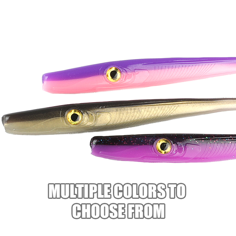 Supercontinent Crazy Slug – Señuelo shad blando 185mm para lubina - imagen 3