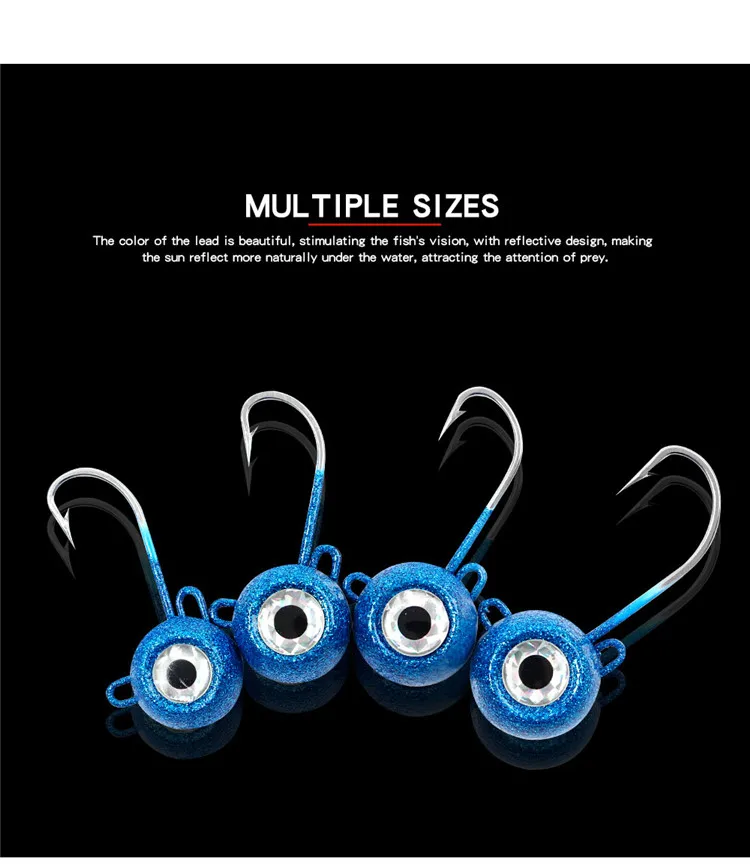 Ojo brillante 3D del señuelo para pesca de altura