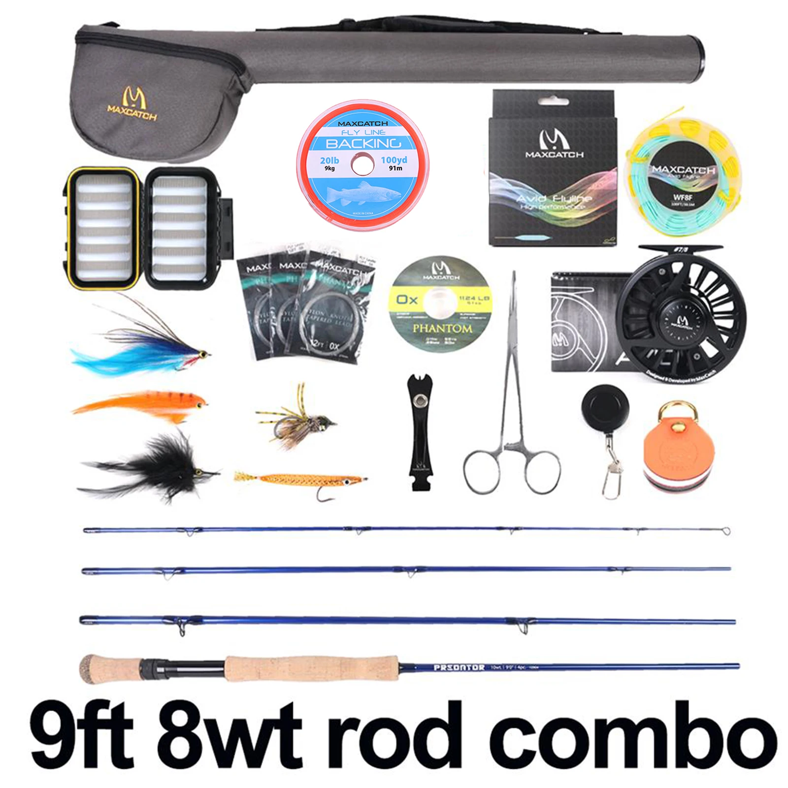 9ft rod 8WT combo