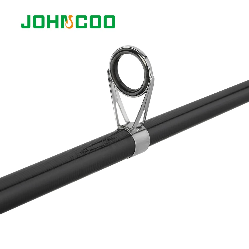 Caña de pescar telescópica de agua salada superfuerte, 1,8, 2,1, 2,4, 2,7, giratoria, de fibra, de viaje - imagen 4