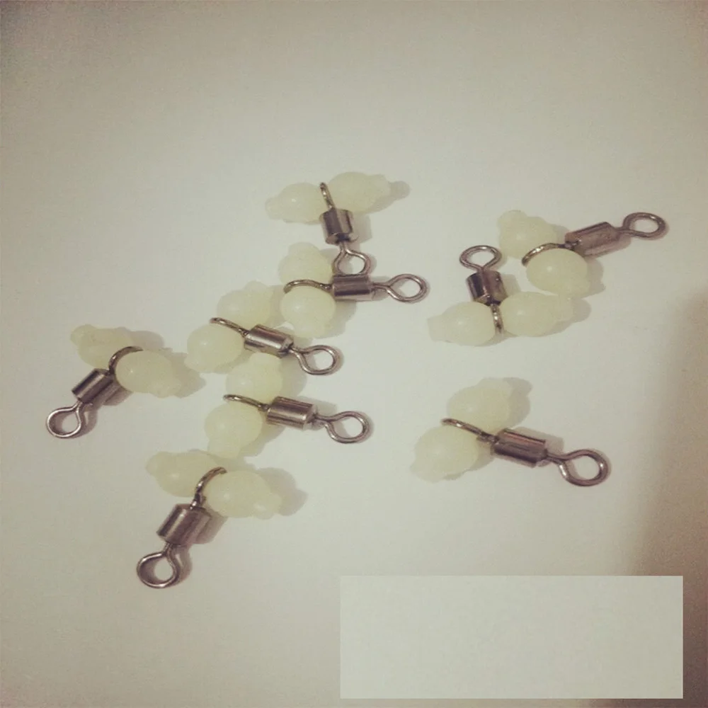 5 unids/lote pesca luminosa rodamiento de bolas giratorio 2 #   4 #   Anillos sólidos conector de pesca océano barco aparejos de pesca ganchos Accesorios - imagen 2