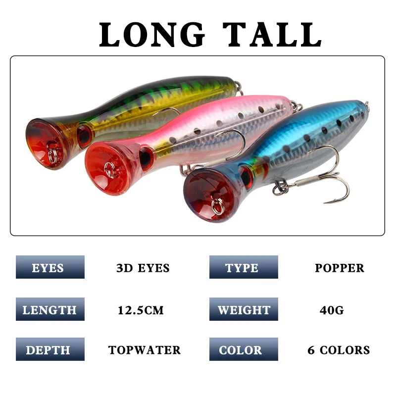 Detalle del señuelo mostrando su diseño de minnow y ganchos anticorrosión para pesca efectiva