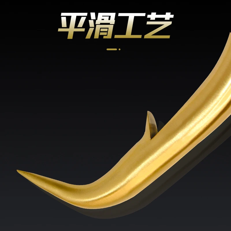 Mustad-anzuelo noruego auténtico oficial, gancho Lu Ya hecho a mano, gancho de cobre y palisandro, adorno conmemorativo - imagen 3