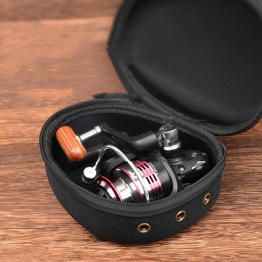 Bolsa de carretes de pesca EVA portátil, funda protectora para carretes, bolsa de almacenamiento de accesorios de pesca para Baitcasting/tambor/fiación/carrete de balsa - imagen 5