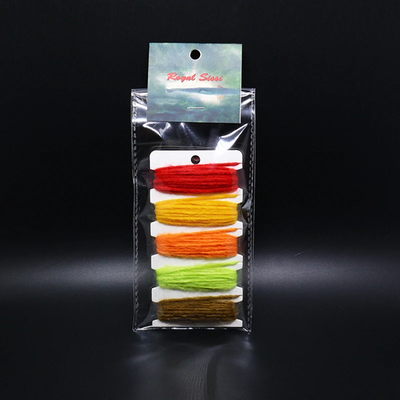 5 bright colors card