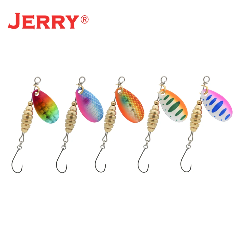 Jerry Spear spinner bait metal ultraligero UL señuelos de pesca spinnerbait perca trucha bajo - imagen 5