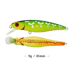 Imán pececillo flotante cebo 0,32 oz/3.34in pesca señuelo de trucha Crankbaits mucho Castiing Señuelos de Pesca 2020 bagre CarpBait señuelos