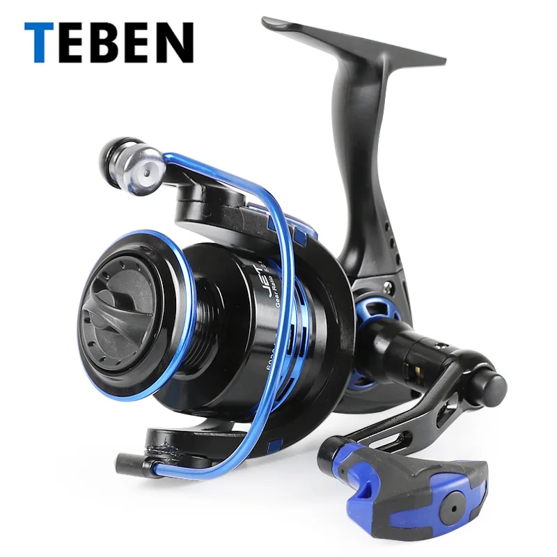 Teben-carrete giratorio para pesca de carpa, Max Drag accesorio Original de 18kg, 8 BB, 5,2: 1, para agua dulce, Serie 2000-6000, plegable, mango EVA - imagen 4