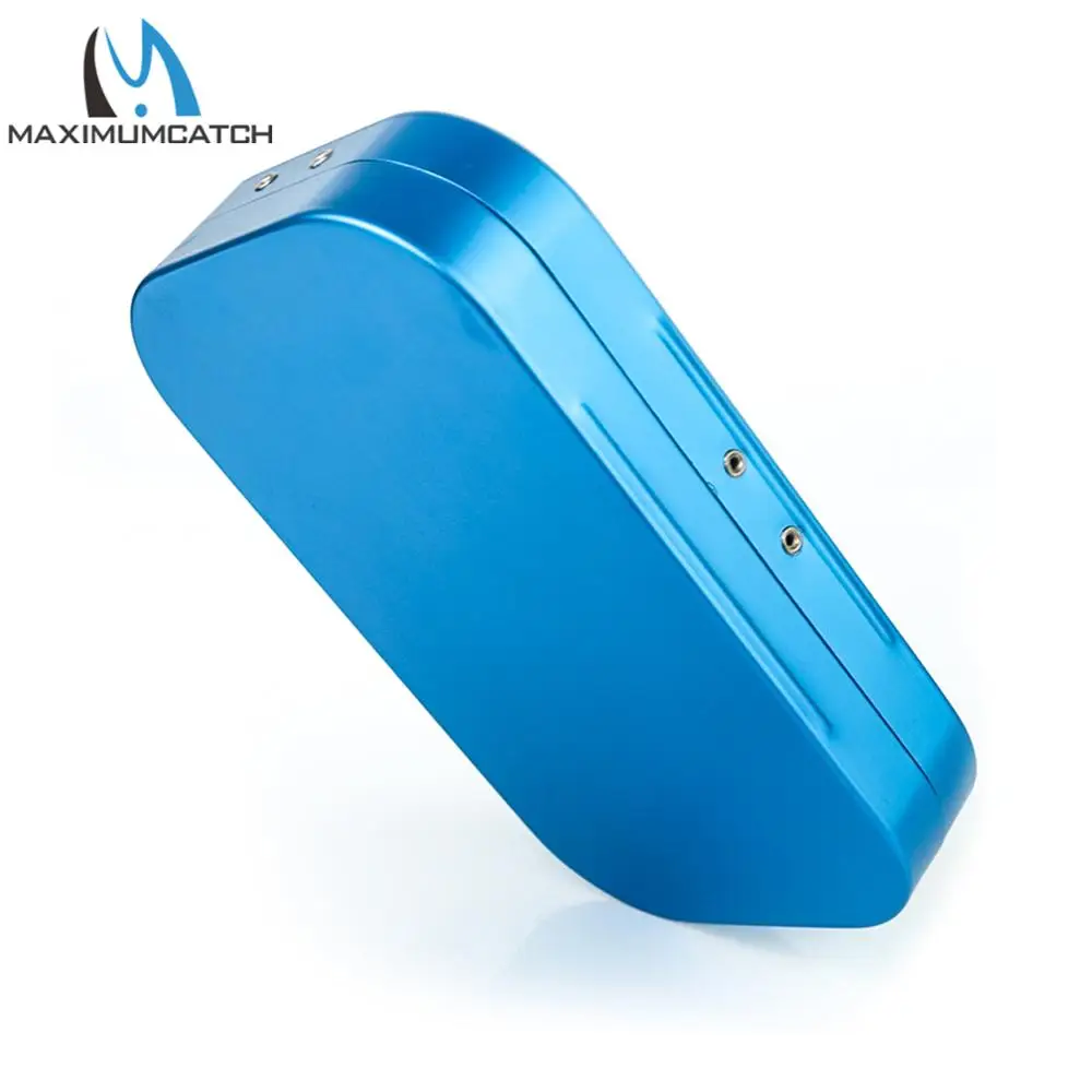 Maximumcatch-caja de pesca con mosca de aluminio, 154x90x27mm, multifunción, 10 compartimentos - imagen 4