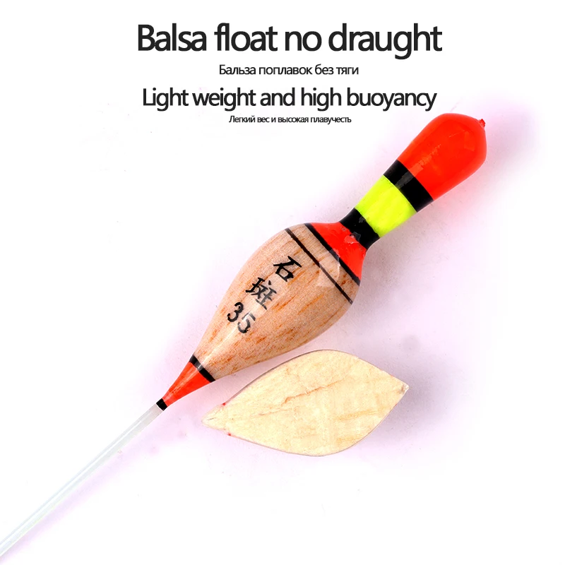 Flotadores de pesca + 3 tubos de flotación + 1 soporte de Boya, Boya de cola grande para pesca en hielo en el océano, Balsa Boya, herramienta Vertical para peces, 3 uds. - imagen 2