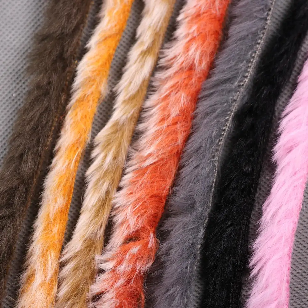 Bimoo-tiras de conejo de imitación de 3mm, materiales de atado de moscas, doble conejito, Zonker, 16 paquetes - imagen 5