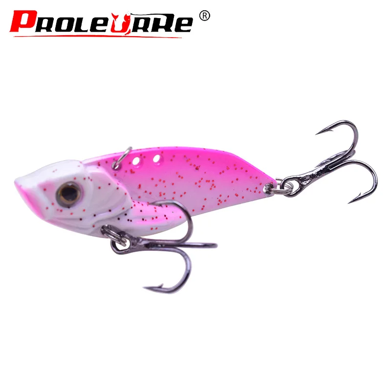 Señuelo de Pesca de Metal VIB, cebo duro Artificial de 4,8 cm y 9,5g, con vibración vívida, 1 unidad