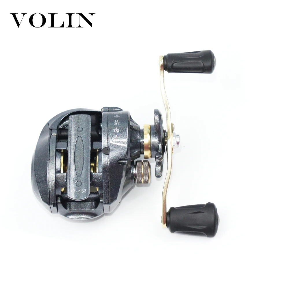 Volin-carrete de pesca Digital Baitcasting, freno magnético de 10kg, 18 + 1 BB 2020: 1, pesca nocturna de alta velocidad, agua salada y dulce, novedad de 7,0 - imagen 3