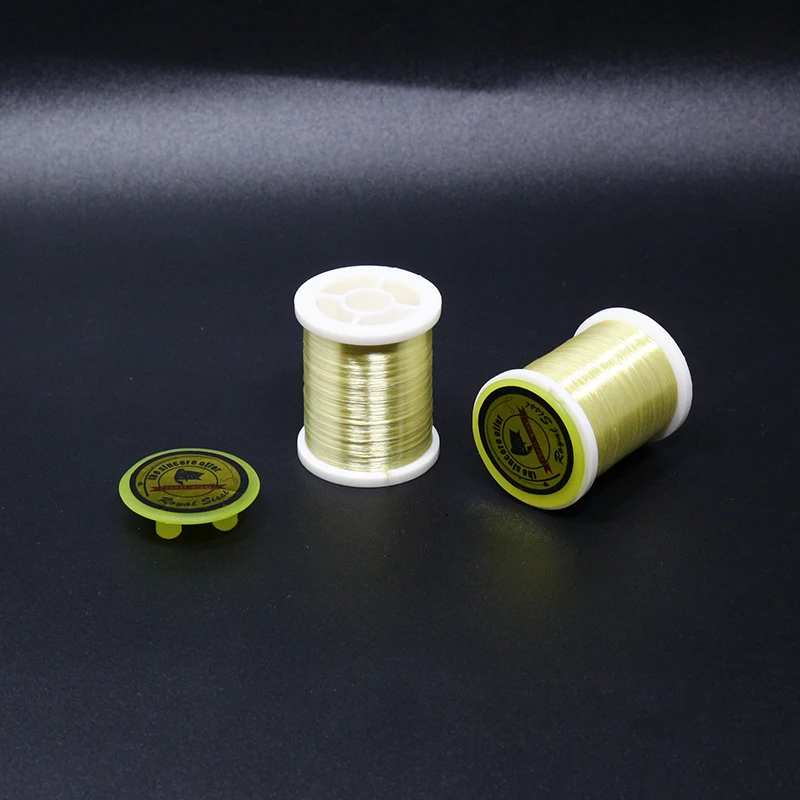 Royal Sissi 4 carretes de fibra de kevlar amarilla natural, hilo para atar moscas planas 200D, hilo para moscas grandes superfuertes para lubinas y moscas de agua salada - imagen 2