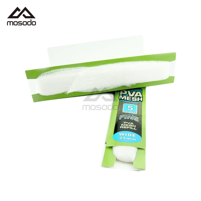 Mosodo-red de pesca PVA Soluble, red de malla estrecha para peces, medias de recarga, alimentador, trampa, bolsa de cebo, red de protección, 5m - imagen 5