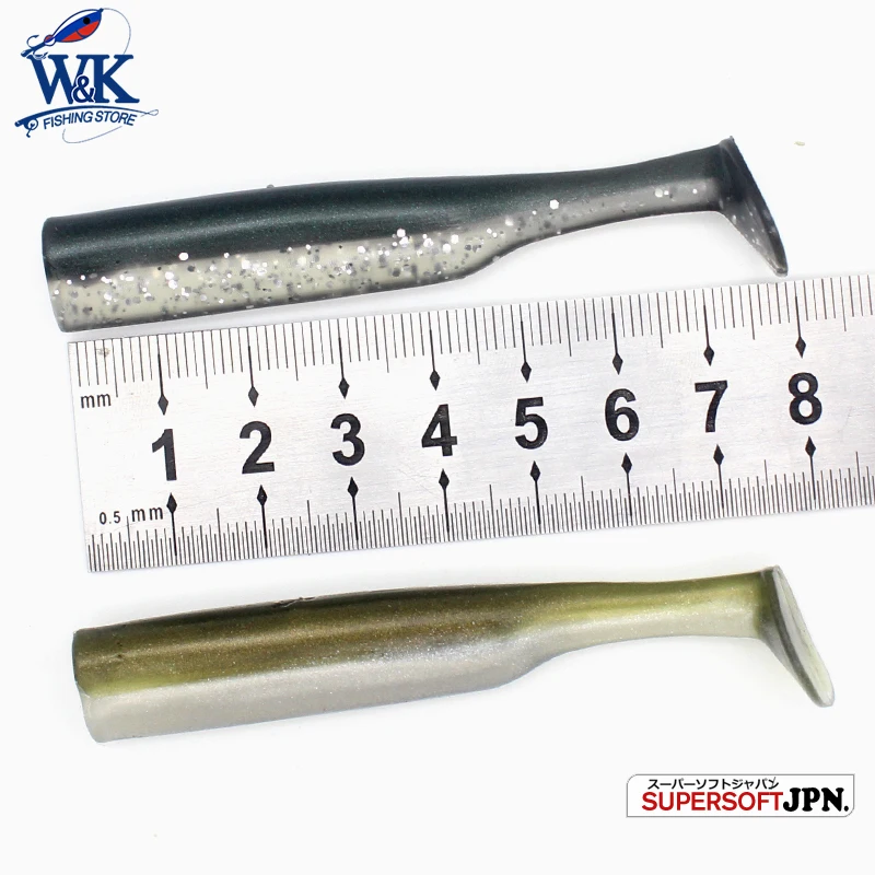 Slinky Shad cebo blando de 3 pulgadas, señuelo de pesca en roca, lubina, Lucio Walleye, Swimbaits, Shad Lure Vinyl, 4 unidades por lote - imagen 5