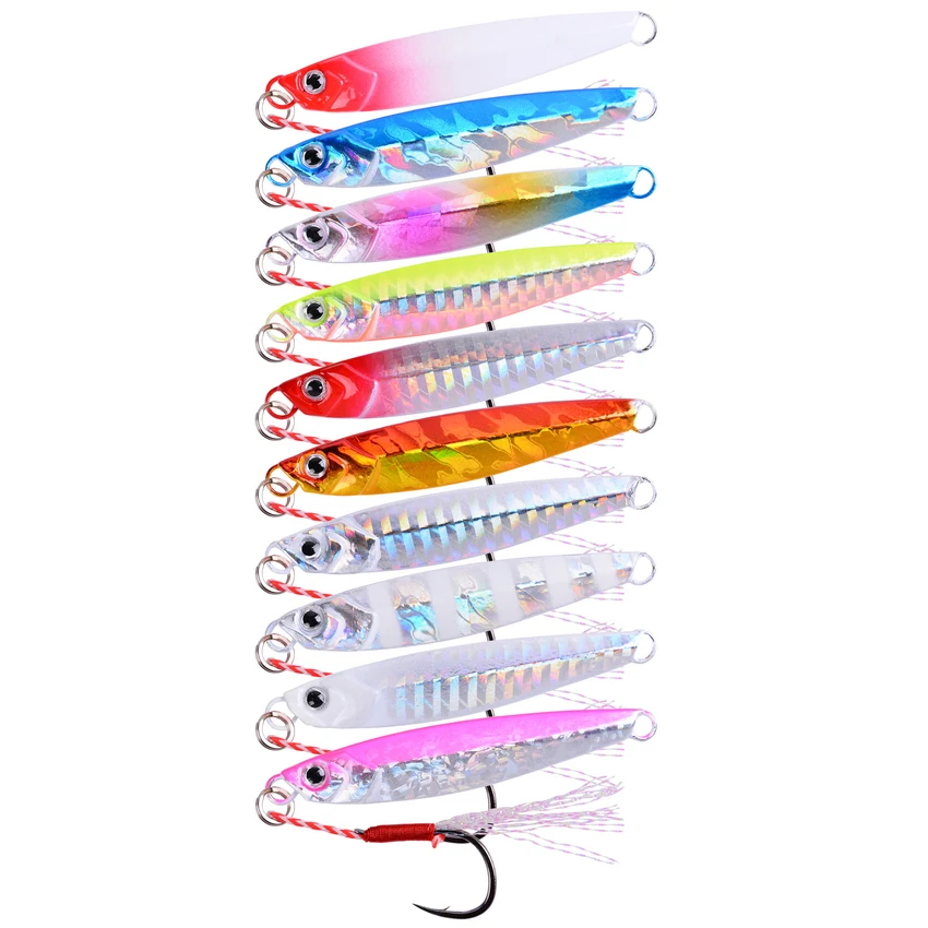 Señuelos de pesca realistas coloridos para una variedad de técnicas