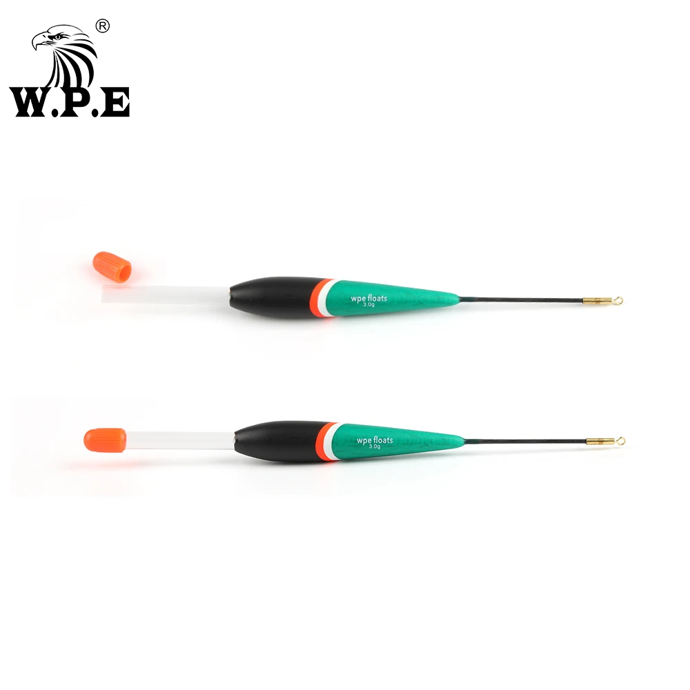 W.P.E Fishng Float 3 unids/paquete 3g/3,5g/4g/7g bargupinsky Fir Float 18-21cm Carp Fishing boya Vertical, suministros de pesca