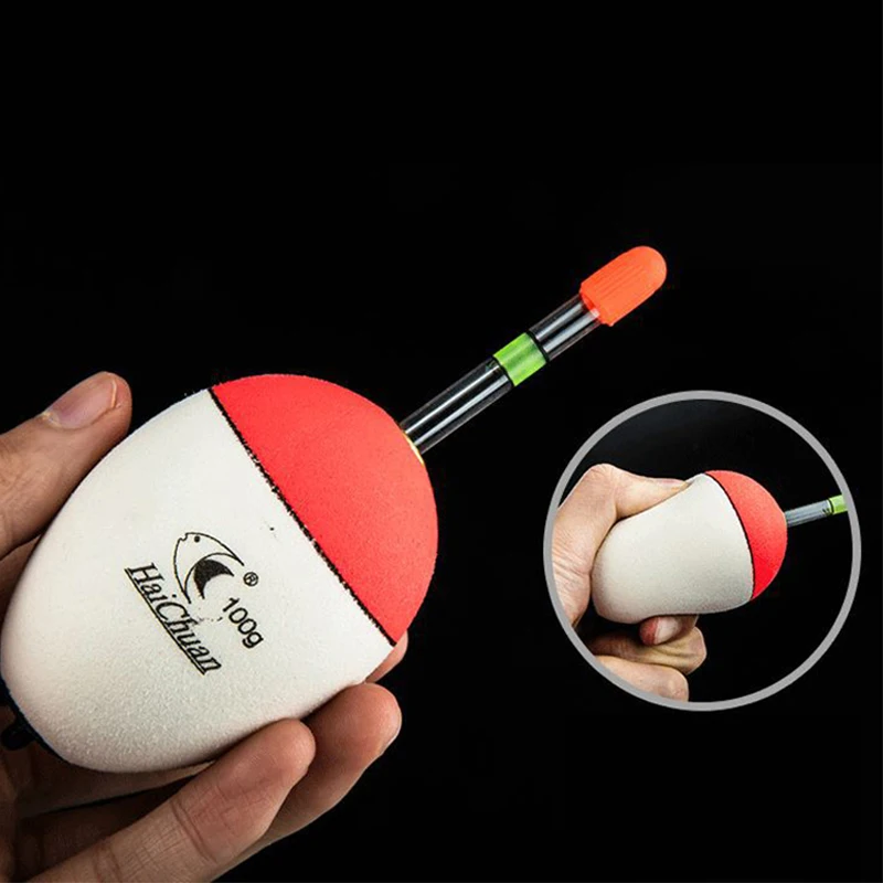 Flotador de pesca luminoso de EVA, cebo de pesca de carpa, palo de luz, accesorios flotantes, 1 pieza, 10g-100g - imagen 2