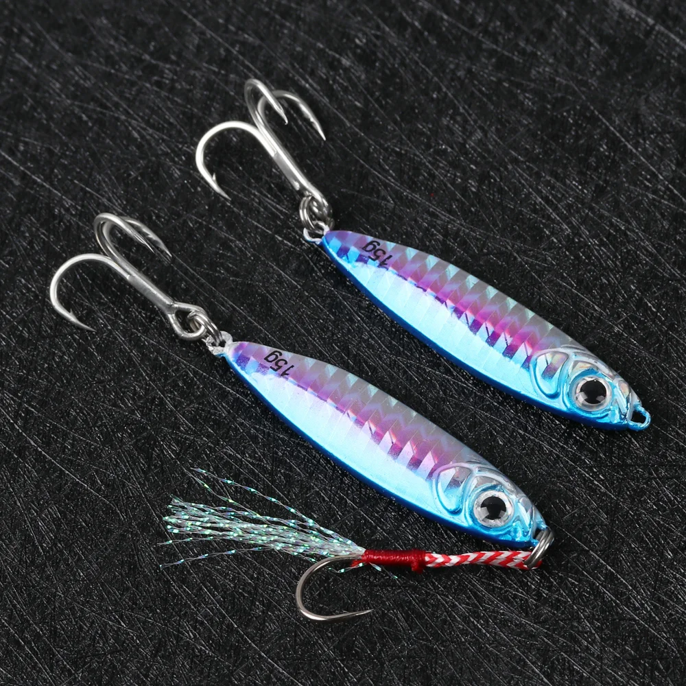 Estos vibrantes señuelos de pesca iridiscente están diseñados para un cebo efectivo y atractivo