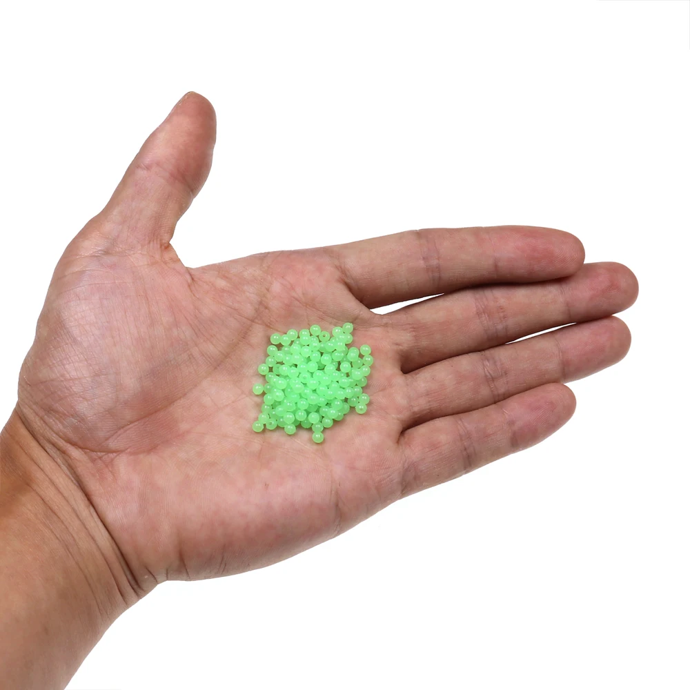 Wifreo-Cuentas brillantes suaves para atar moscas, Material de atado de moscas húmedas, pesca de agua salada, Sabiki, bolas luminosas para moscas, huevo, 200 Uds. - imagen 4