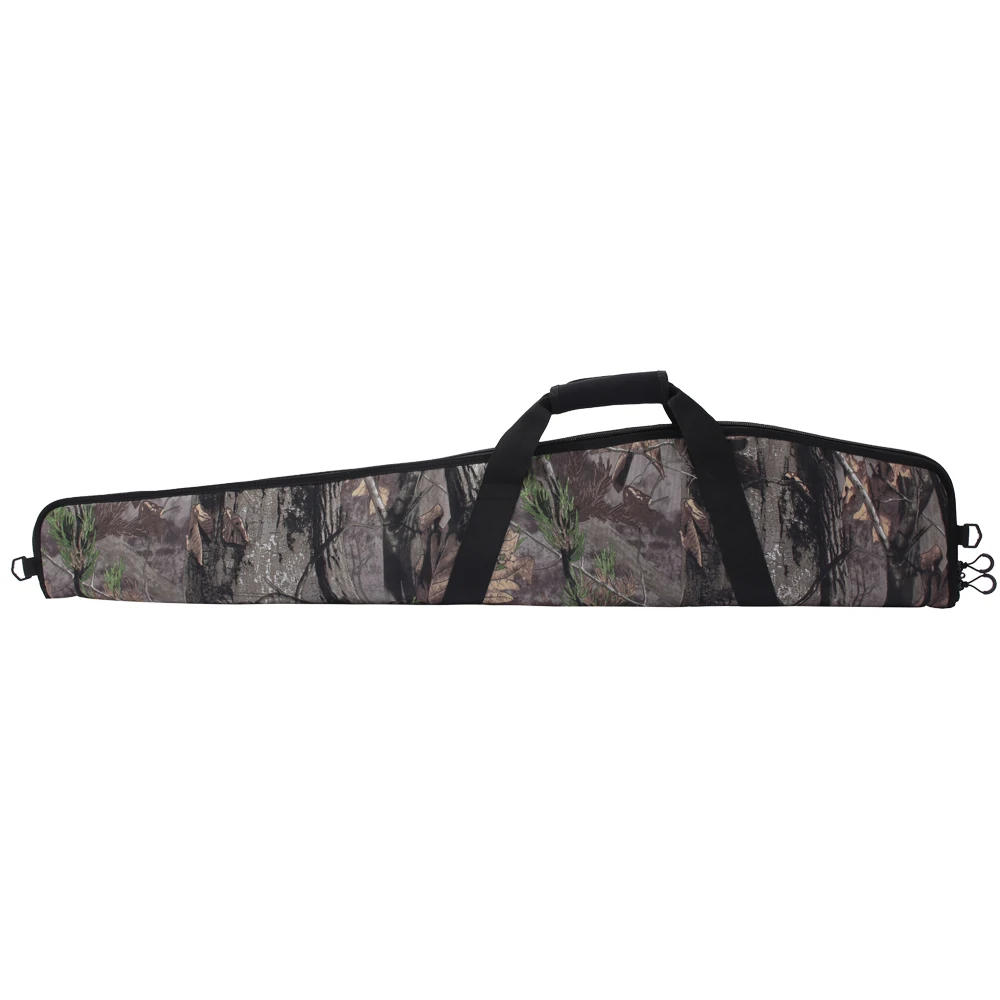 Funda suave de camuflaje de hoja de arce para Rifle, bolsa táctica negra para arma de caza y Tiro, de 48, 52 y 44 pulgadas