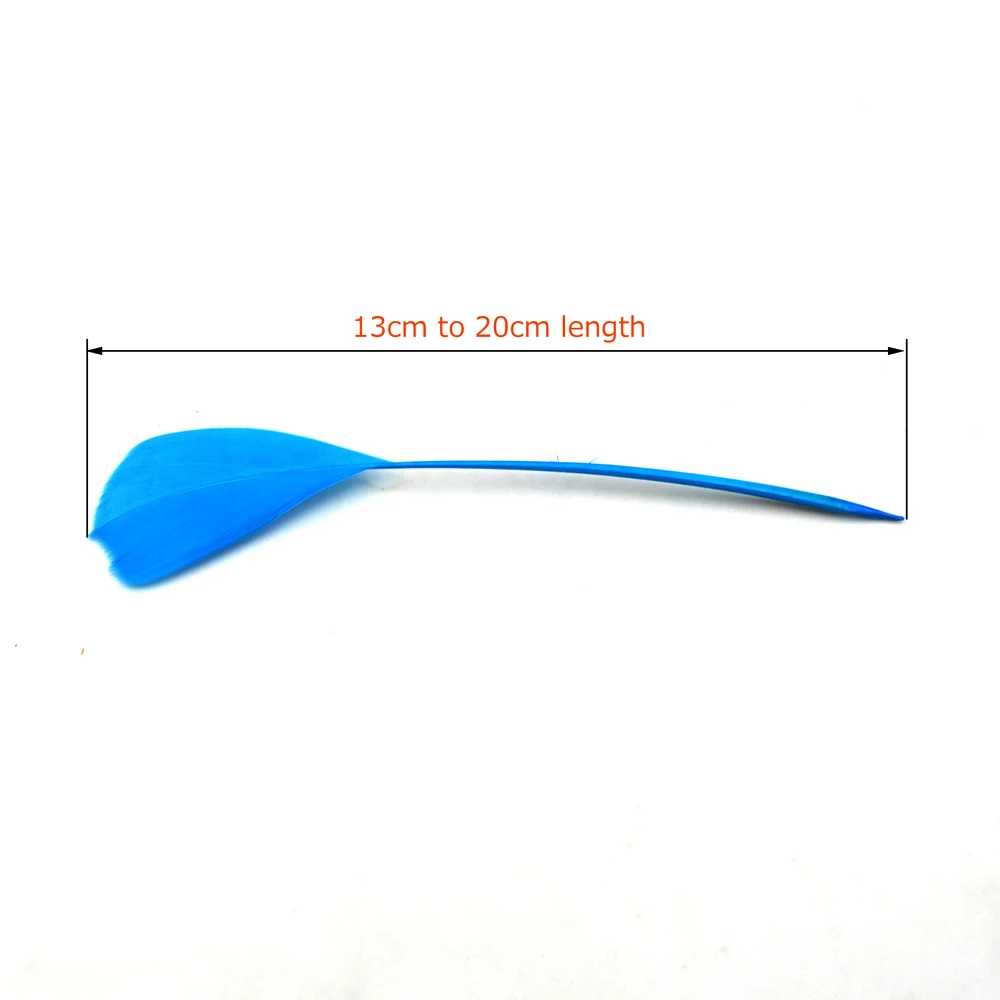 MNFT 50 Uds. De plumas de Lava peladas de varios colores, colas divididas y Material de alas tempranas, 13-20cm, materiales para atar moscas - imagen 2