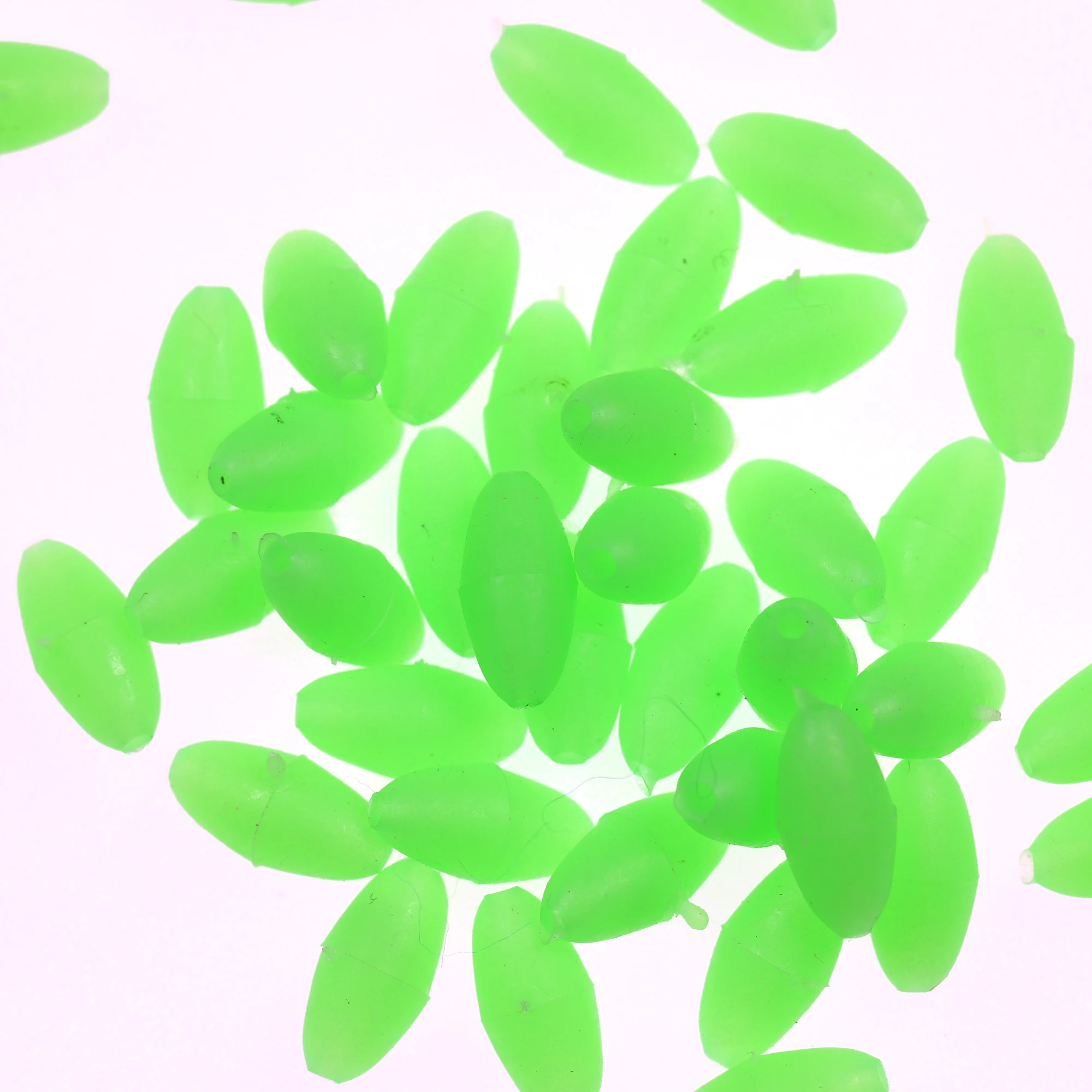 Wifreo-Cuentas de pesca luminosas para Mosca de huevo, anzuelos triples, color verde y rojo, 100 unidades - imagen 5