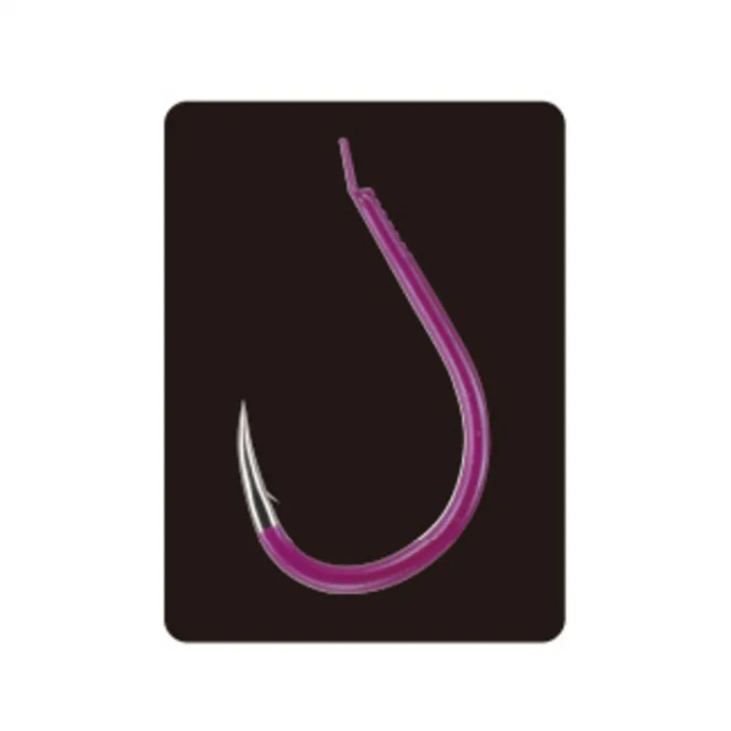 Gamakatsu TKO anzuelos de Pesca, ganchos de púas de carpa, gancho único, tipo 3-12 #, tamaño morado, gancho oculto, 5 paquetes por lote - imagen 3