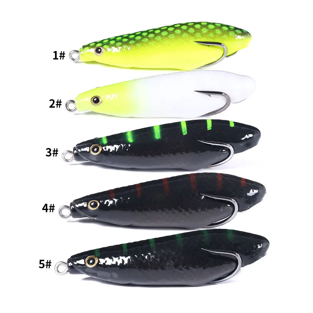 Señuelo de rana silicona flotante – 8.5cm para black bass y lucio - imagen 4
