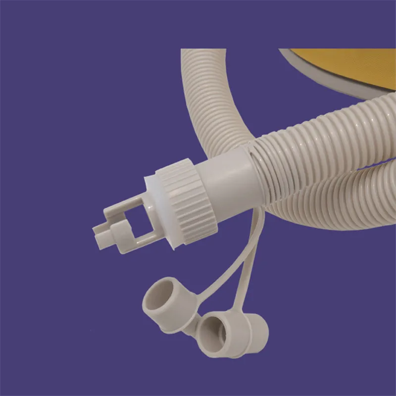 Bomba de pie de fuelle de 173cm para barcos inflables, bomba de aire de pie de fuelle de alto volumen, soporta inflado y desinflado - imagen 3