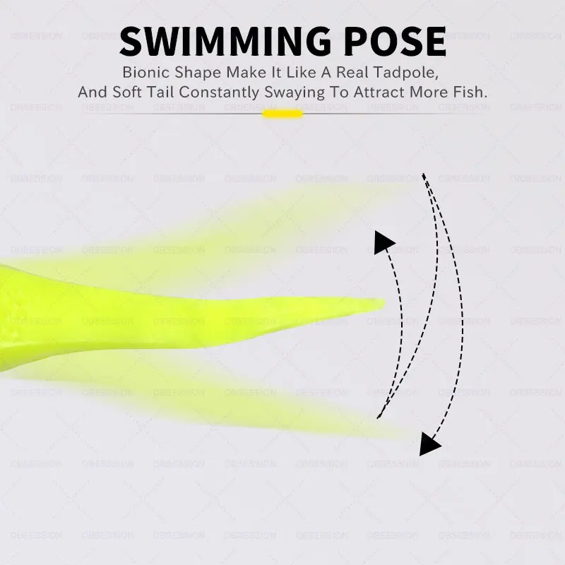 TEASER-señuelo de pesca de rana, cebo de silicona blanda que se hunde o flota con gancho de manivela 9003, Swimbait Wobblers, 12g, 14g - imagen 5