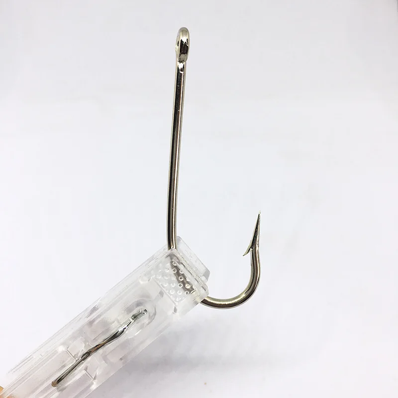 Anzuelos Jig Head vástago largo con anillo – Pesca de lubina - imagen 2