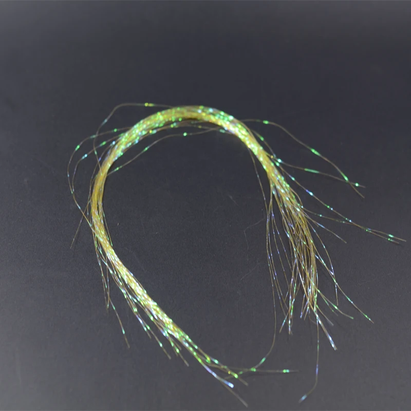 Simulador de serpentinas de oropel brillante, materiales de pesca con mosca, atado de moscas, Perla de mylar plana, ninfas, flashback, 7 colores, nuevo - imagen 3
