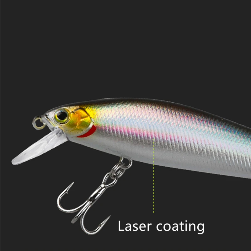 Nuevo señuelo de pesca Mini, cebos de trucha pequeños, luz vibratoria de agua de mar dulce, cebo de simulación de micropeces que se hunden - imagen 5