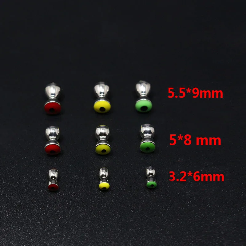 Royal Sissi-Cuentas de latón hundidas para Mancuernas, accesorio de tamaño grande y mediano con ojos 3D, 30 piezas - imagen 3