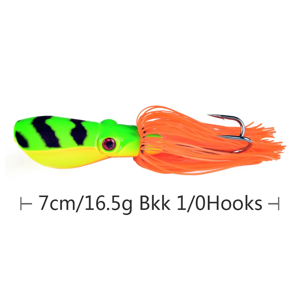 Señuelo de Pesca de calamar, cebo duro Artificial flotante Isca, carpa, trucha, aparejos de Pesca de mar, 7cm, 16,5g - imagen 5