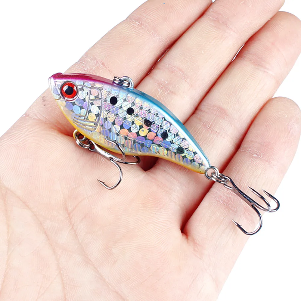 Señuelos de Pesca de Mar de hielo, 1 piezas, VIB, 5cm/13,5g, Crankbait duro, Wobblers, cebo Artificial, Pesca de curricán, aparejos de Pesca japoneses - imagen 2