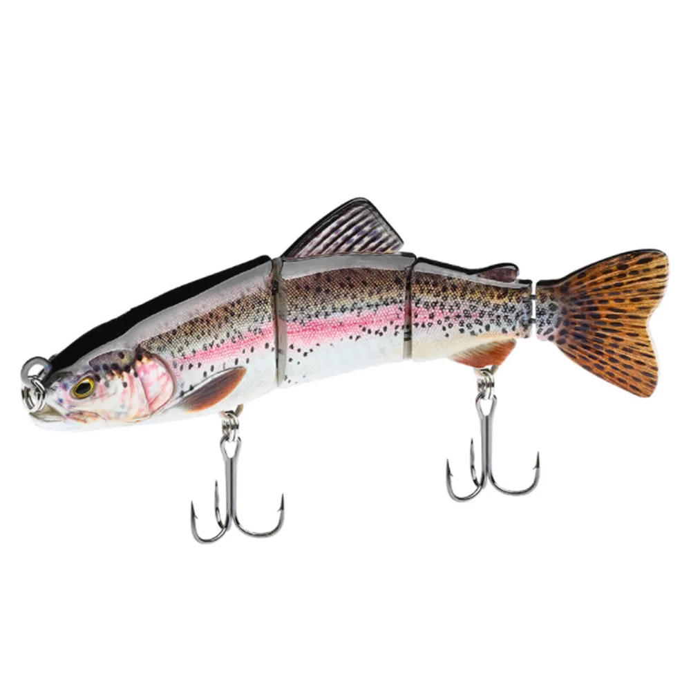Señuelo de pesca de gran tamaño Swimbait, señuelo de pesca multiarticulado, 6 #, gancho 16cm 42g, Lucio, muskkie, cebo de pesca de mar - imagen 5