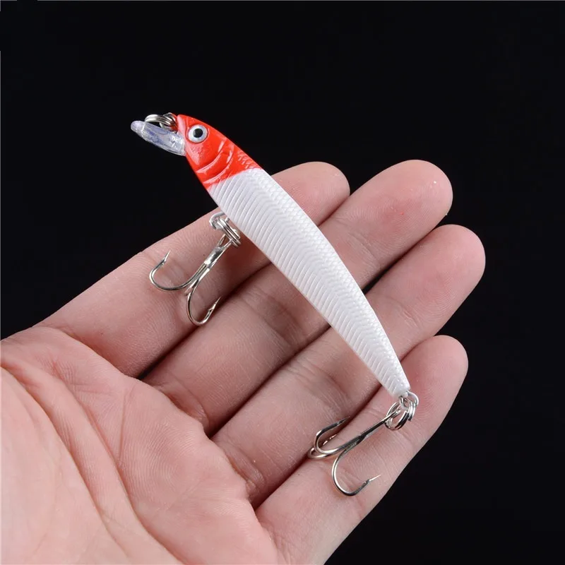 Señuelo de pesca de pececillos de calidad, 1 piezas, 5,6g, 7,5 cm, Crankbait duro, Wobblers, Jerkbait flotante Artificial, carpas Isca - imagen 3