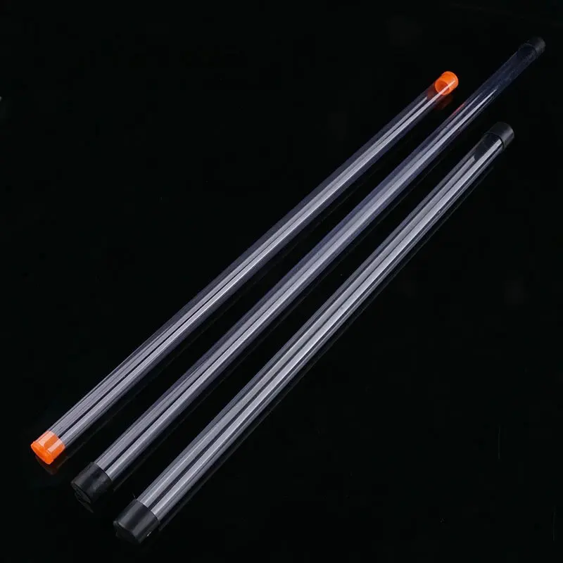 10 unids/lote 0,85-1,2 cm de ancho flotador de pesca tubo Bobber de pesca boya de PVC protección tubo de almacenamiento portátil Boya tubo aparejos de pesca - imagen 5