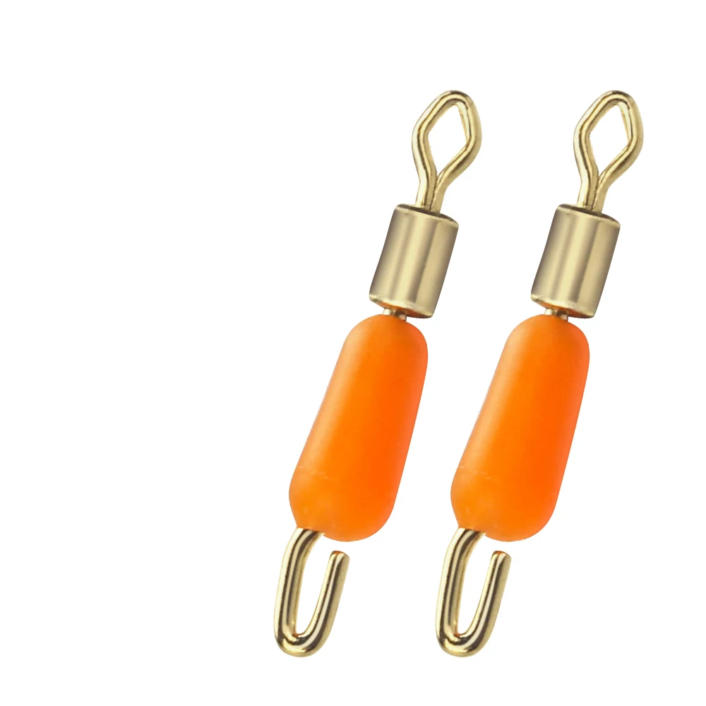 DNDYUJU-anzuelo de pesca giratorio, 50 unidades, anillos sólidos de alta calidad, anzuelo de pesca rodante, señuelo de línea de enlace rápido, accesorios de pesca de carpa - imagen 5
