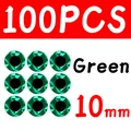 100pcs 10mm Green