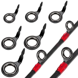 THKFISH Kit reparación guías de pesca #4-#10 universal compacto