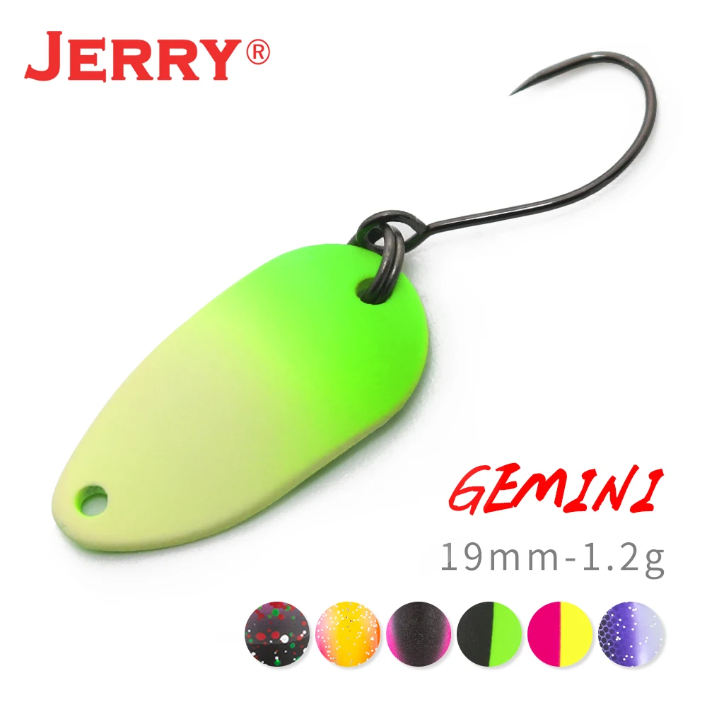 Cucharas giratorias Jerry Gemini-Micro – Metal con colores UV - imagen 5