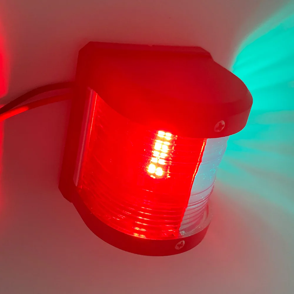 Accesorios marinos, luz de arco de navegación para barco, LED náutico, luz bicolor roja y verde para yate, 12VDC ANHEART Marine - imagen 4