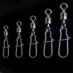 Conector giratorio swivel de acero inoxidable para pesca