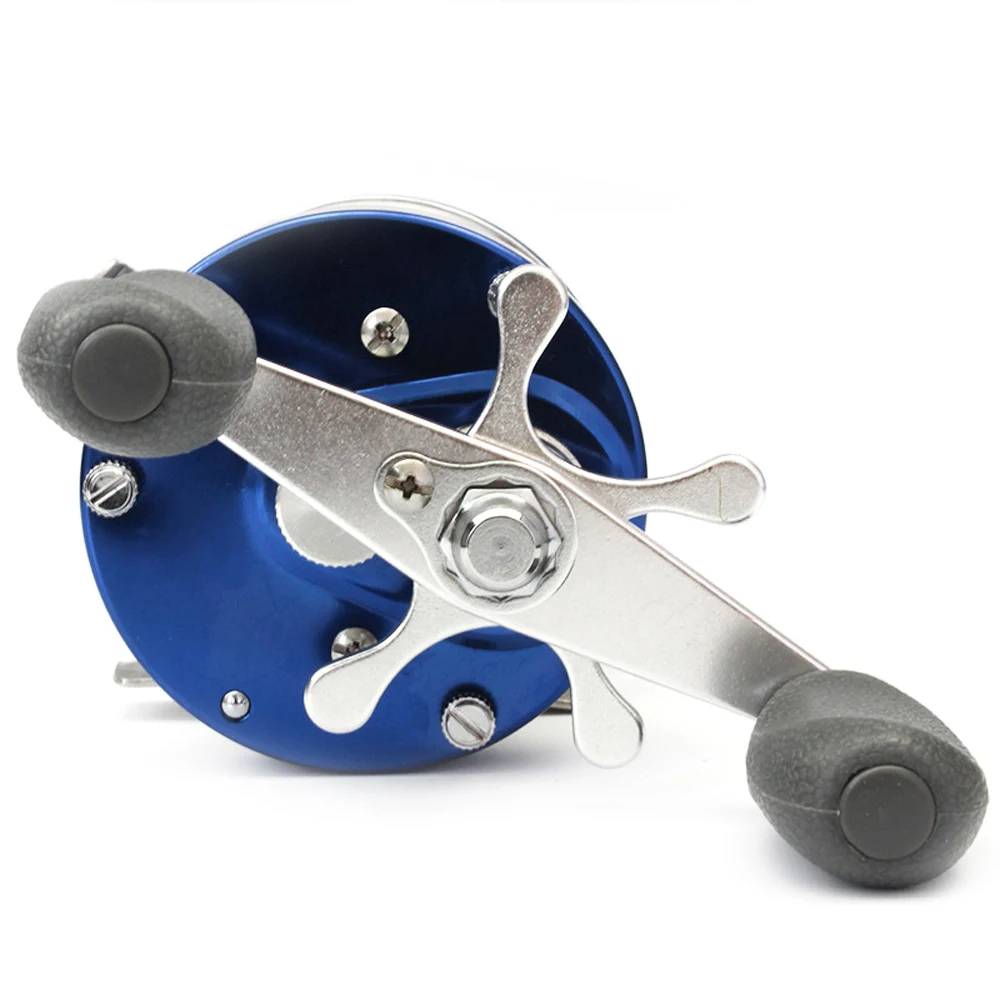 Carrete de pesca de arrastre de Metal, barco de fundición de cebo, tambor fundido, rueda de pesca, balsa de pesca con mosca de mar de Metal completa para aparejos de agua salada, nuevo